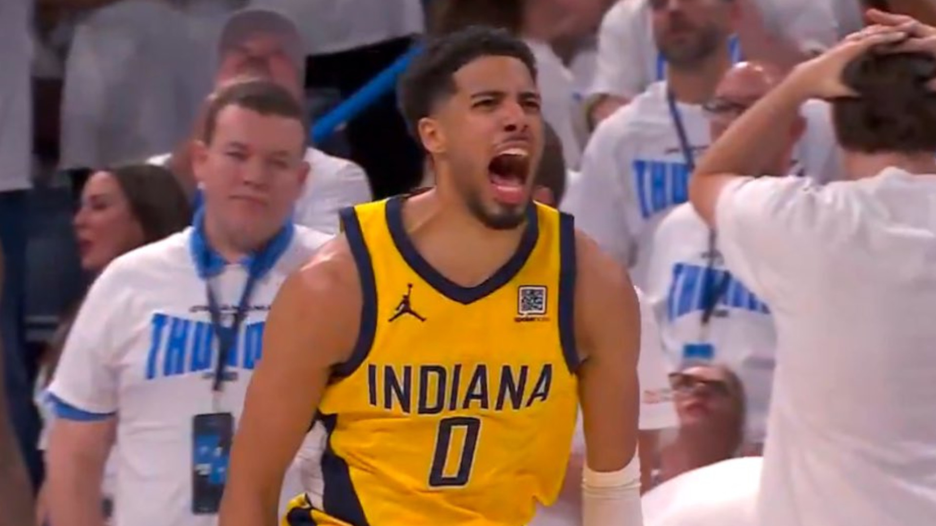 Et skudd i siste sekund sender "underdogs" Indiana Pacers foran Oklahoma City Thunder i NBA-finalen