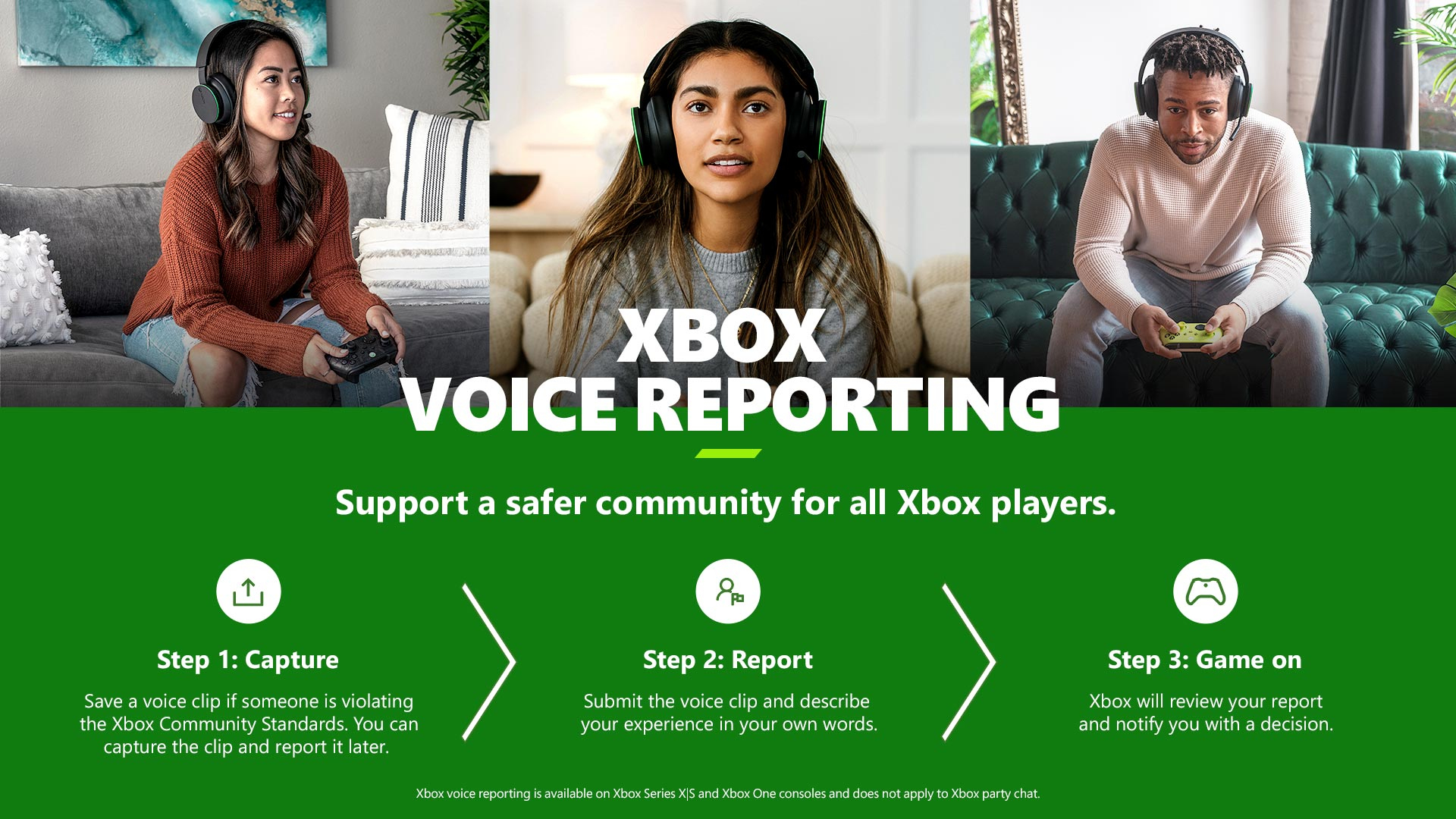 Xbox ti consente di segnalare chat vocali dannose