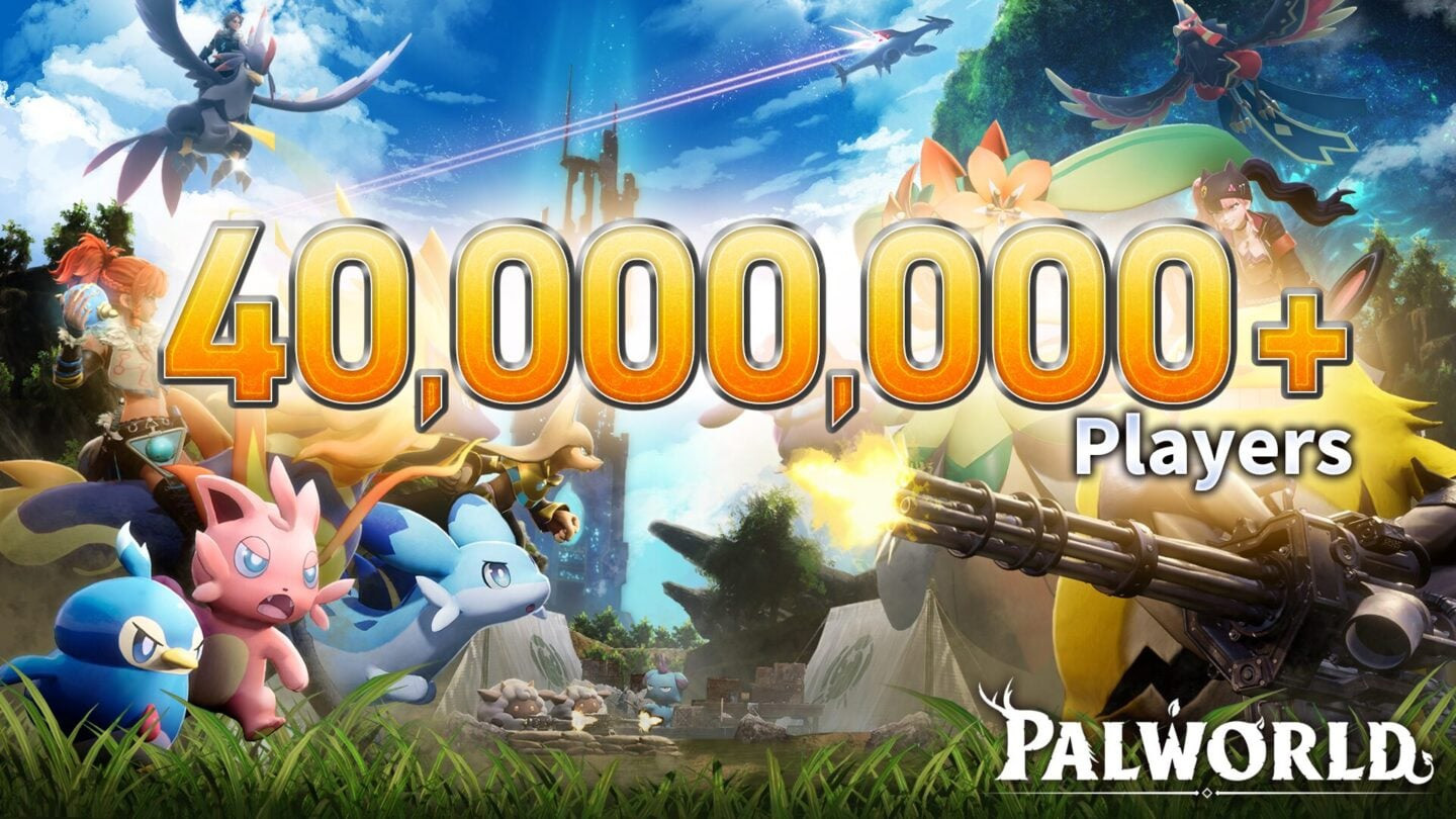 Palworld har offisielt fått mer enn 40 millioner spillere
