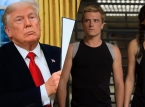 Donald Trump annonserer "Patriot Games" med &eacute;n mann og &eacute;n kvinne, og folk sammenligner det med Hunger Games