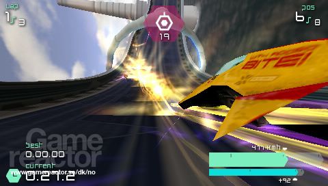 Wipeout Pulse i screens
