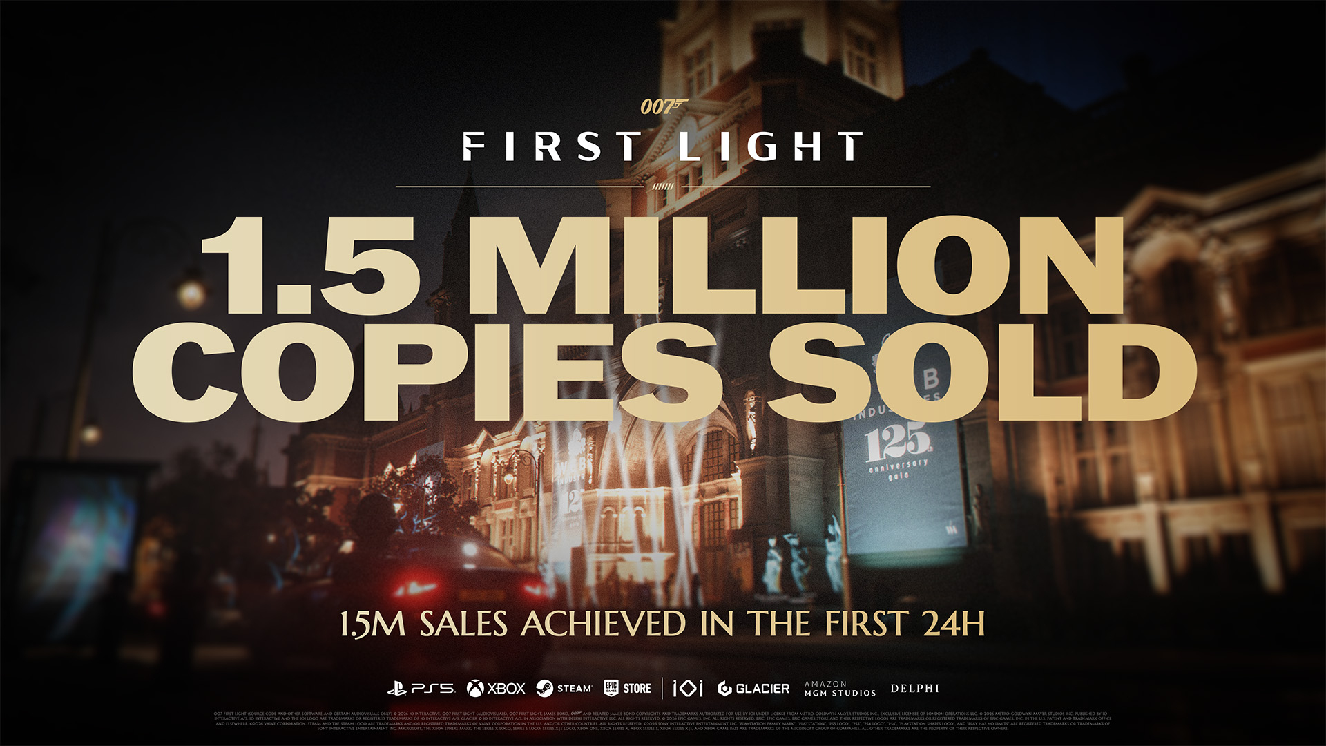 007 First Light har solgt over 1,5 millioner eksemplarer på bare 24 timer