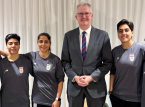 Australia gir humanit&aelig;rt asyl til fem iranske fotballspillere fra kvinnelandslaget