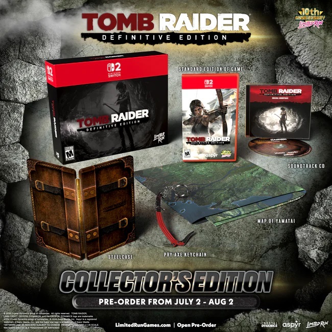 Tomb Raider: «Definitive Edition» får ny fysisk utgave til Nintendo Switch 2