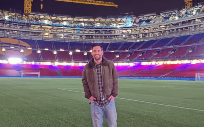 Messis besøk på Camp Nou var ikke avtalt med FC Barcelona, som ikke ante at han skulle komme