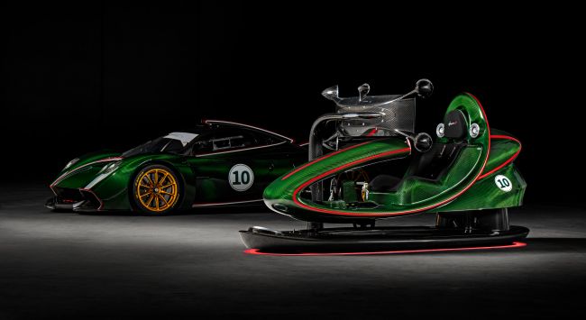 Pagani lager en sim-racing-rigg formet som en Huayra R.