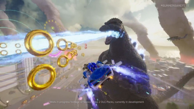 Sonic Racing: Crossworlds får besøk av Godzilla og Evangelion
