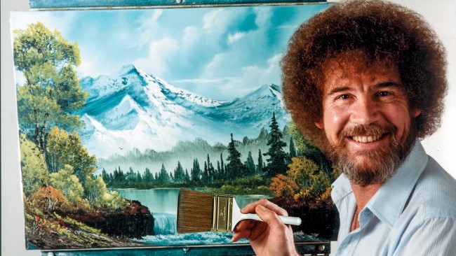 Bob Ross-malerier auksjoneres ut for å støtte offentlig TV