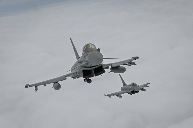Britiske jagerfly deltar i NATO-patruljer over Polen