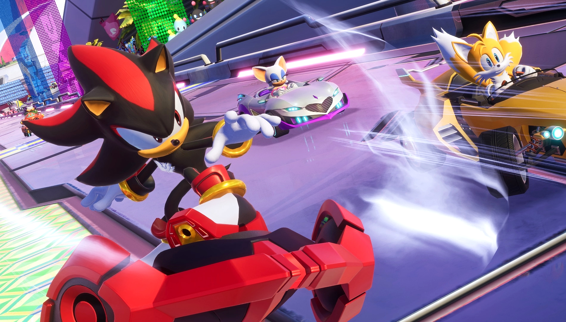 Lekte bilder tyder på at « Sonic Racing: Crossworlds er på vei til smarttelefoner