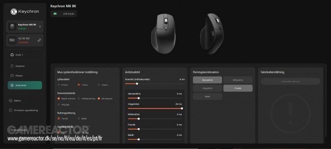 Keychron M6 8K Wireless