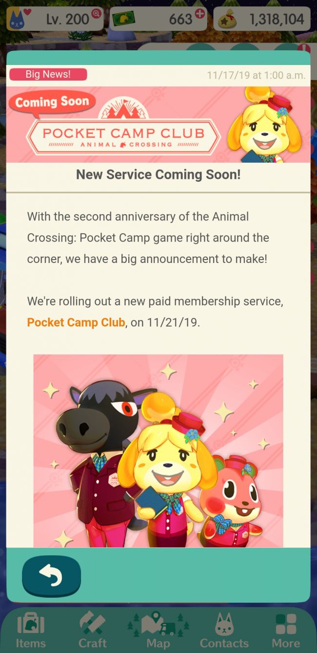 Animal Crossing: Pocket Camp
