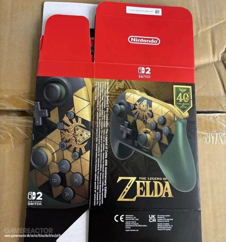 Lekkasje: En Nintendo Switch 2 – *The Legend of Zelda* er bekreftet, sammen med en Pro Controller