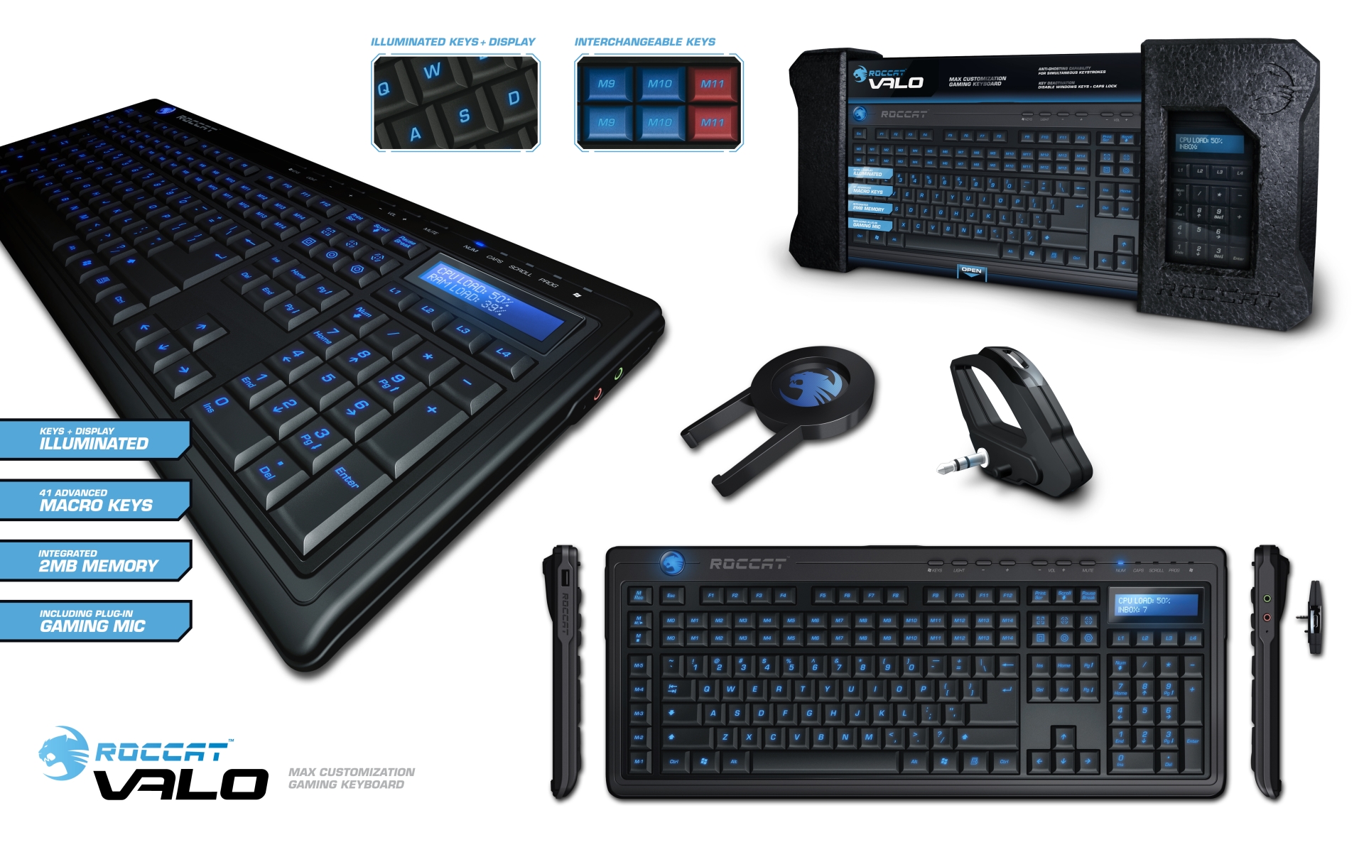 Roccat Valo snart på gata Roccat Valo Gaming Keyboard Roccat Valo snart på gata Roccat Valo Gaming Keyboard