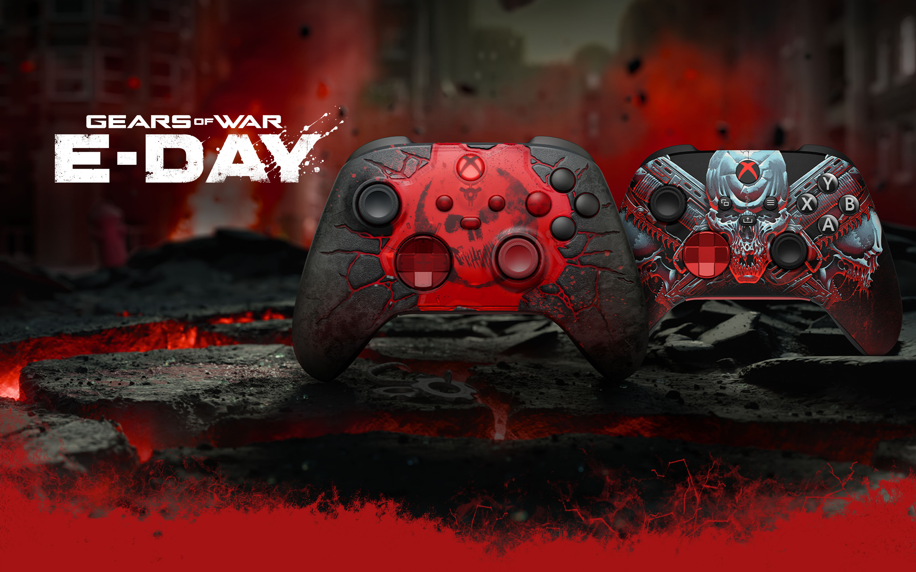 Xbox får to skikkelig kule Gears of War: E-Day -kontrollere
