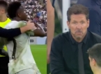 Det som skjedde mellom Vin&iacute;cius og Simeone i derbyet: "Florentino kommer til &aring; sparke deg, husk det..."