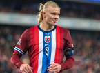 Haaland scorer fem m&aring;l i Norges knusende 11-1-seier over Moldova i VM-kvalifiseringen