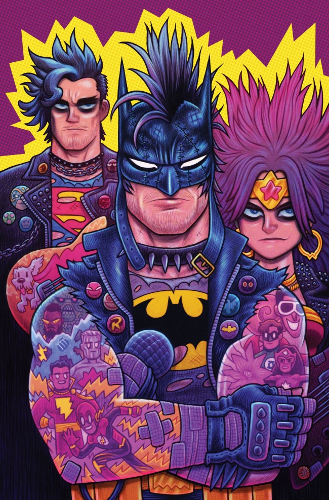 DC gir Superman, Batman, Wonder Woman og flere punkrock-oppdateringer