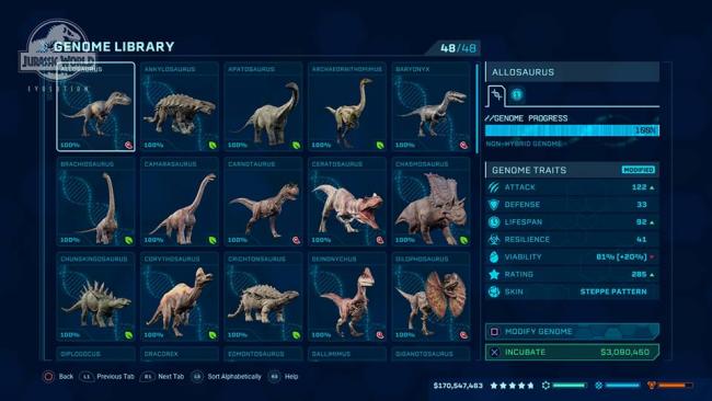 Jurassic World Evolution