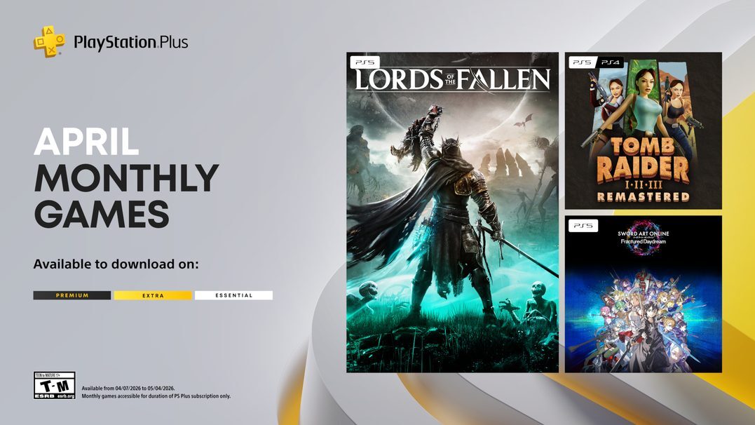 Lords of the Fallen og Tomb Raider fremhever april PlayStation Plus-spill i april