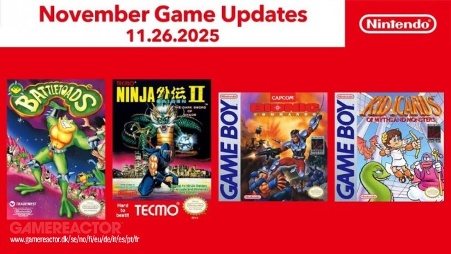 Kid Icarus, Ninja Gaiden og Battletoads kommer til Nintendo Switch Online