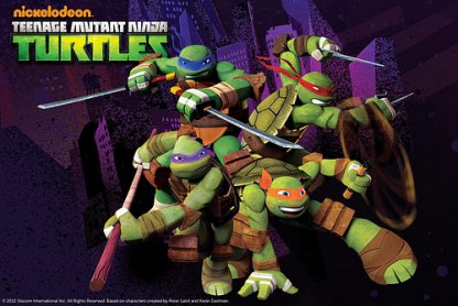 Teenage Mutant Hero Turtles er populært!