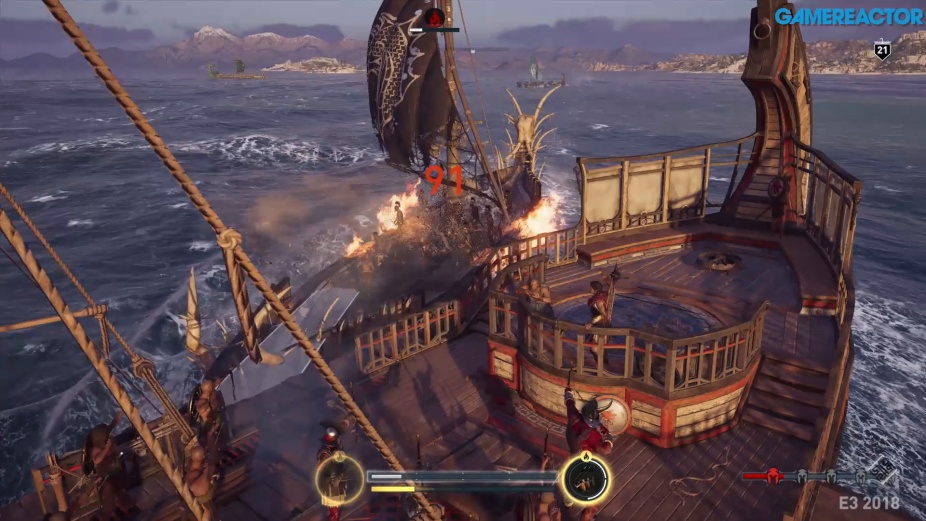 Sjekk ut eksklusivt gameplay fra Assassin's Creed Odyssey Assassin's Creed Odyssey Fort Combat Gameplay