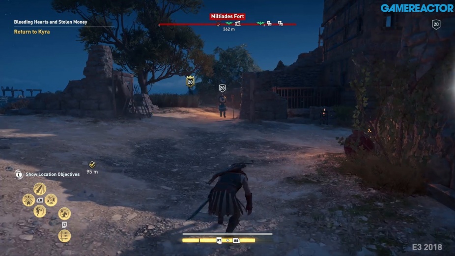 Sjekk ut eksklusivt gameplay fra Assassin's Creed Odyssey Assassin's Creed Odyssey Fort Combat Gameplay