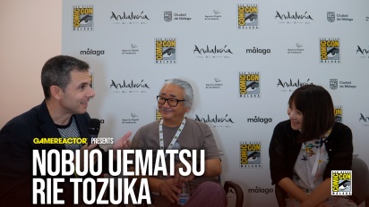 Musikk som overskrider Final Fantasy og generasjoner - Nobuo Uematsu & Rie Tozuka San Diego Comic-Con Málaga Intervju