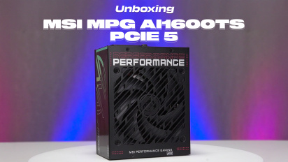 MSI MPG Ai1600TS PCIE5 - Unboxing
