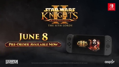 Star Wars: Knights of the Old Republic II: The Sith Lords - Nintendo Switch Kunngjøring Trailer