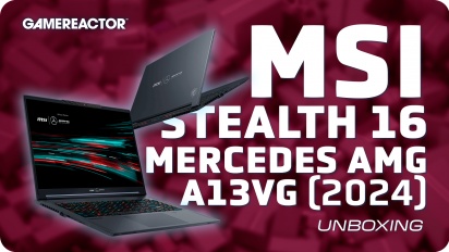 MSI Stealth 16 Mercedes-AMG Motorsport A13V (2024) - Utpakking