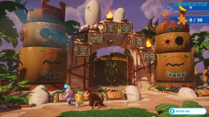 Mario + Rabbids Kingdom Battle - Donkey Kong DLC Gameplay