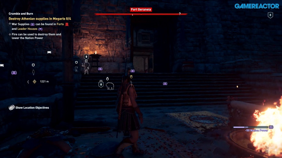 Assassin's Creed Odyssey syv timer med eventyr Forspill Assassin's Creed Odyssey Fort Combat Gameplay