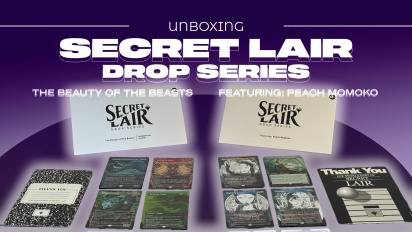 Unboxing Magic: The Gathering - Secret Lair slipper Beauty of the Beast & Featuring: Fersken Momoko