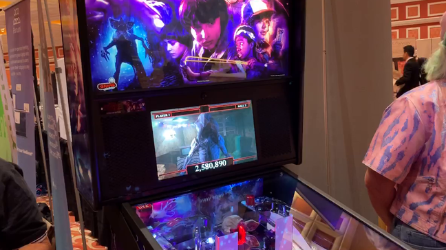 Stranger things pinball machine 